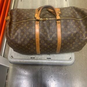 Louis Vuitton Brown Monogram Duffel Bag